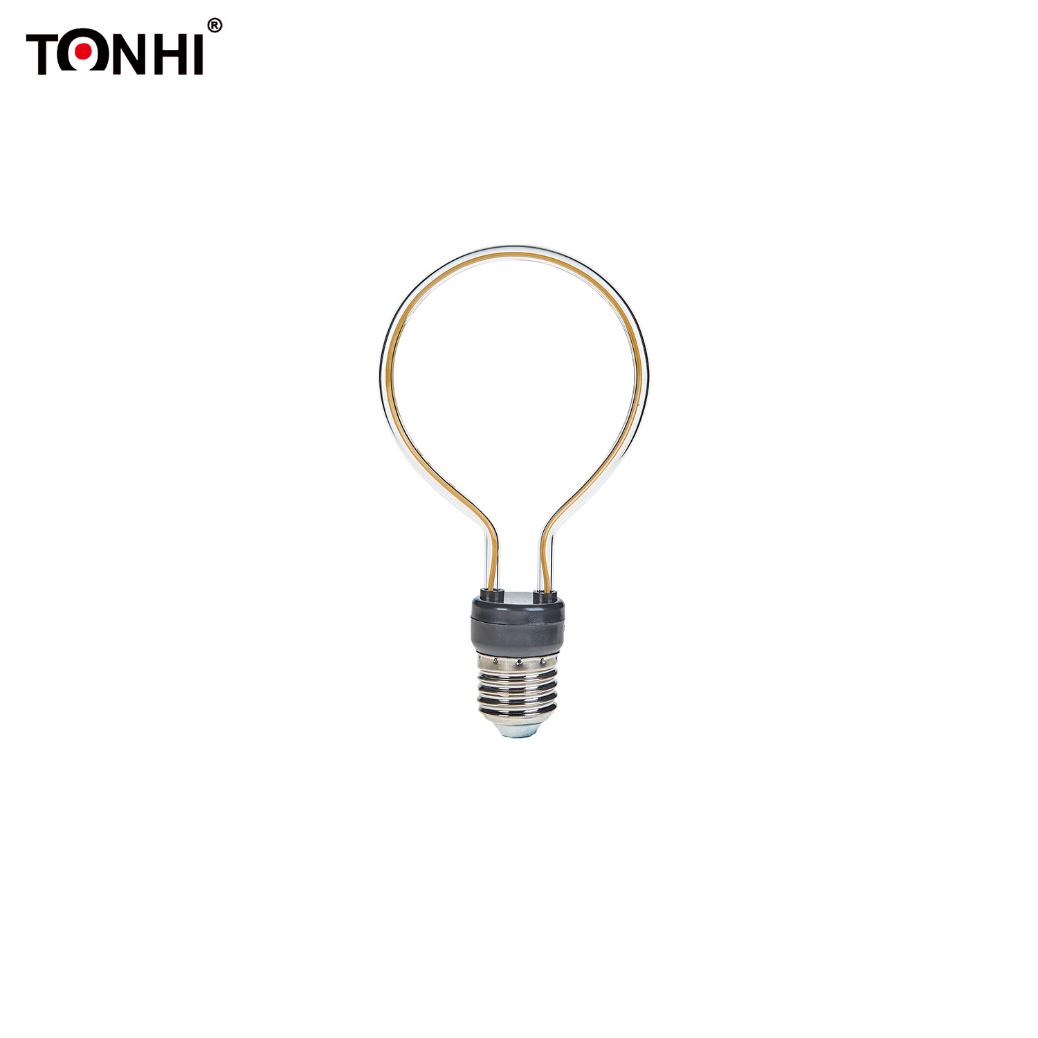 Filamento de Edison con forma de corazón 6W bombillas de luz 220V blanco cálido