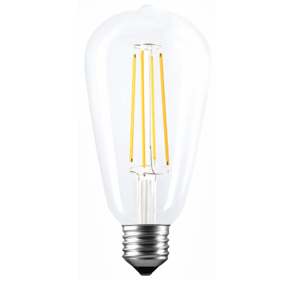 Precio de fábrica 6W Globe E26 E27 Bulbo de filamento LED